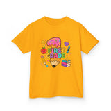 First Grade Kids T‑Shirt — Cute Back to School Pencil & Books Design