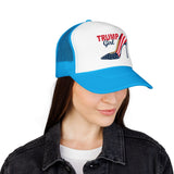 Trump Girl Trucker Hat — Feminine Heel Graphic (Pairs well with Matching Tee)