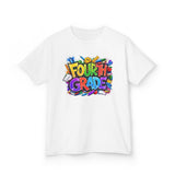 Fourth Grade Kids T‑Shirt — Colorful Back-to-School Tee