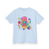 First Grade Kids T‑Shirt — Cute Back to School Pencil & Books Design