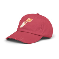 Funny "Va Fan Ghoul" Unisex Distressed Cap