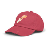 Funny "Va Fan Ghoul" Unisex Distressed Cap