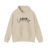Love Yourself Hoodie — Inspirational Self-Care Pullover