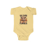 Infant Onesie - Hay There Pumpkin Fall Onesie with Farm Animal Design