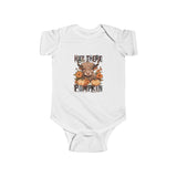 Infant Onesie - Hay There Pumpkin Fall Onesie with Farm Animal Design