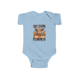 Infant Onesie - Hay There Pumpkin Fall Onesie with Farm Animal Design