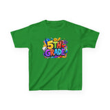 5th Grade Kids T-Shirt — Colorful Back-to-School Graduation Tee