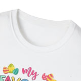 Mommy Shirt — "My Favorite Peeps Call Me Mommy" Easter Animal Print Tee