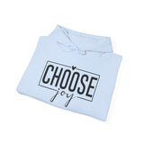 Choose Joy Hoodie — Minimalist Inspirational Hooded Sweatshirt