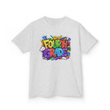 Fourth Grade Kids T‑Shirt — Colorful Back-to-School Tee