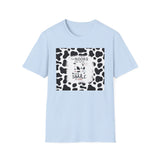 Funny Farmhouse T-Shirt — "The Boobs Are Real, The Smile Is Fake"