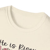 He Is Risen Easter T-Shirt — Beautiful Christian Resurrection Tee