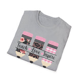 Teach Love Inspire Teacher Appreciation T-Shirt