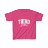 Third Grade Kids T‑Shirt — Pastel School Back to School Tee