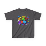 Fourth Grade Kids T‑Shirt — Colorful Back-to-School Tee