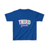 Third Grade Kids T‑Shirt — Pastel School Back to School Tee