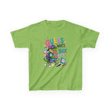 Kids T-Shirt — 'Guess Who's Back' Retro Gamer Dinosaur Graphic Tee