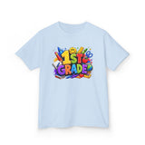 1st Grade Kids T‑Shirt – Colorful Back to School Design