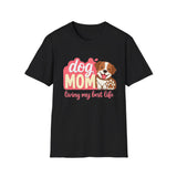 Dog Mom 'Living My Best Life' T-Shirt