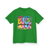 Kids Tee — "Chillin' With My Peeps" Bunny Sunglasses Shirt