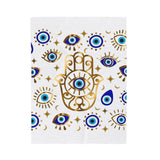 Plush Blanket Evil Eye Hamsa
