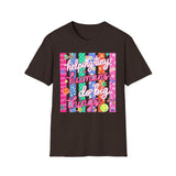 T-Shirt — "Helping Tiny Humans Do Big Things" Colorful Caregiver Tee