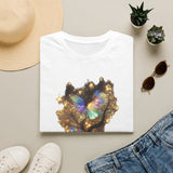 Butterfly Tree T-Shirt — Iridescent Butterfly Magic Graphic Tee - Don't Go Through Life. Grow Through Life