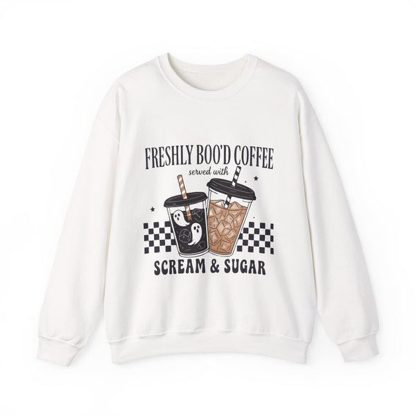 Halloween Crewneck Sweatshirt - Freshly Boo'd Design