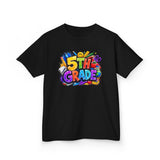 5th Grade Kids T-Shirt — Colorful Back-to-School Graduation Tee