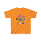 First Grade Kids T‑Shirt — Cute Back to School Pencil & Books Design