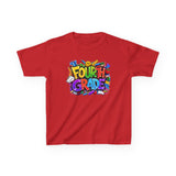 Fourth Grade Kids T‑Shirt — Colorful Back-to-School Tee