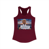 Women's Racerback Tank — "I Am Your President, Go F*** Yourself" Political Tank