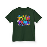 Fourth Grade Kids T‑Shirt — Colorful Back-to-School Tee
