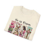 He Is Risen Easter T-Shirt — Beautiful Christian Resurrection Tee
