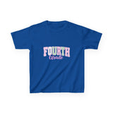 Fourth Grade Kids T-Shirt – Pastel Pink & Green "Fourth Grade" Back-to-School Tee