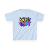 Fourth Grade Kids T‑Shirt — Colorful Back-to-School Tee