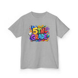 5th Grade Kids T-Shirt — Colorful Back-to-School Graduation Tee