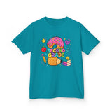 Second Grade Kids T‑Shirt – Cute Donut & School Icons Back-to-School Tee