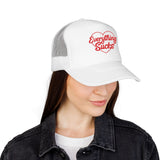 Everything Sucks Trucker Hat — Funny Foam Trucker for Bad Hair Days