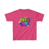 Fourth Grade Kids T‑Shirt — Colorful Back-to-School Tee