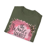 World's Greatest Mom Animal Print T-Shirt