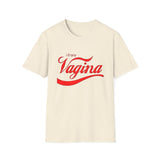 T‑Shirt — "I Enjoy Vagina" Bold Script Graphic Tee