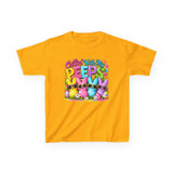 Kids Tee — "Chillin' With My Peeps" Bunny Sunglasses Shirt