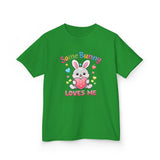 Kids Tee — "Some Bunny Loves Me" Colorful Easter Shirt