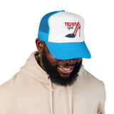 Trump Girl Trucker Hat — Feminine Heel Graphic (Pairs well with Matching Tee)