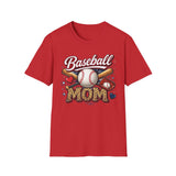 Baseball Mom T-Shirt — Cool Animal Print Design