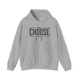 Choose Joy Hoodie — Minimalist Inspirational Hooded Sweatshirt