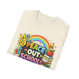 Peace Out School Tee — Personalized Last Day of School Shirt for Teachers
