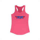 Top Cunt Women's Racerback Tank — Funny Summer Graphic Tank Top