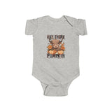 Infant Onesie - Hay There Pumpkin Fall Onesie with Farm Animal Design